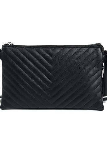 Сумка клатч женская классическая на молнии на длинном ремешке, маленькая черная сумочка через плечо No Brand (266701157)