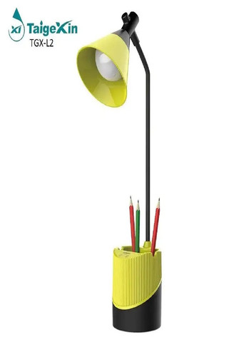 Настольная аккумуляторная лампа Taigexin TGX-L2 с ячейкой для ручек желтый VTech (259316899)