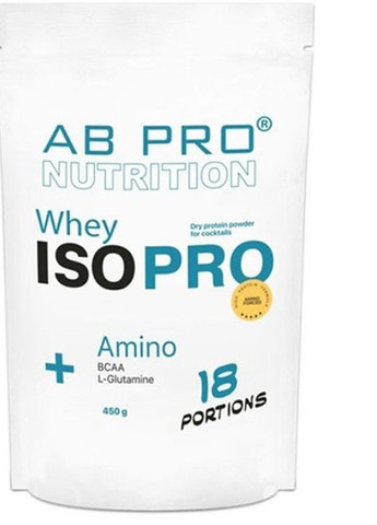 ISO PRO Whey+ Amino 450 g /18 servings/ Манго AB PRO (258499087)
