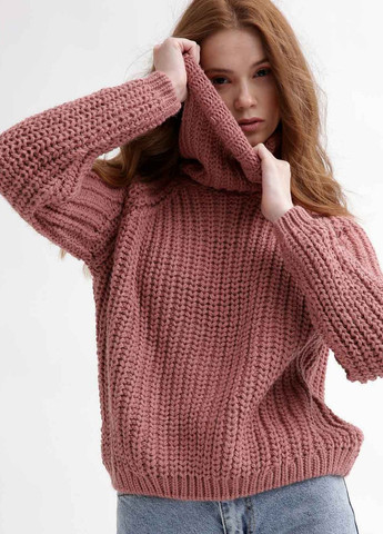 Рожевий демісезонний светр Carica