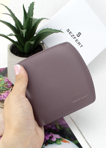 Жіночий шкіряний гаманець 13703-6 маленький пурпурний Sezfert (261240275)