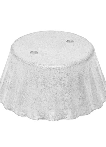 Набір із 6 форм алюмінієвих для випікання кексів "Ромашка" 8x5.5x3.7 см Хлібпром (274060243)