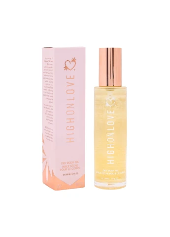 Сухое масло для тела и волос с маслом семян каннабиса, Dry Body Oil, 100 мл, (Канада) HighOnLove (258287734)