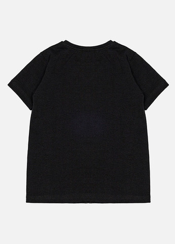 Чорна літня футболка для хлопчика колір чорний цб-00210064 Joi Kids