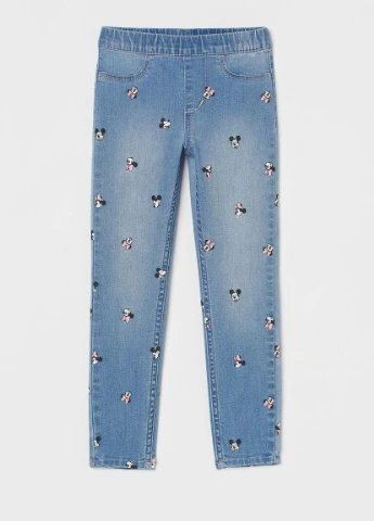 Штани демісезон,блакитний в візерунки, H&M (257523151)