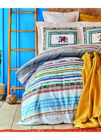 Набор постельное белье с покрывалом пике - Perez hardal pike jacquard полуторный Karaca Home (258261005)