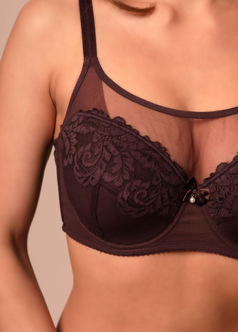 Темно-фіолетовий бюстгальтер a 6482 c Acousma з кісточками нейлон