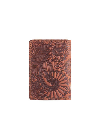Обкладинка для документів зі шкіри HiArt AD-03 Shabby Dingo Mehendi Art Коричневий Hi Art (268371355)