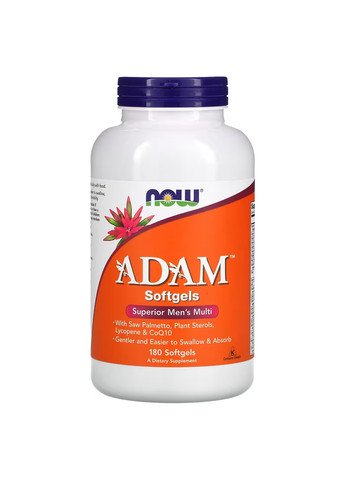 Витамины для Мужчин Adam Men's Multi - 180 софтгель Now Foods (278006741)