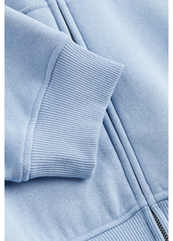Голубой демисезонный женская спортивная кофта оверсайз (56072) xs голубая H&M