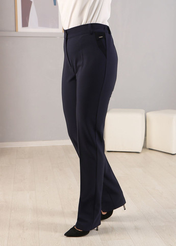 Теплые женские брюки на байке 138РЕ черного цвета. No Brand (276535456)