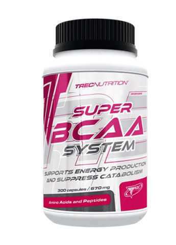Super BCAA System 300 Caps Trec Nutrition (258499533)