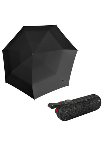 Зонт механический X1 Manual 2Glam Black Ecorepel Kn95 6010 8508 Knirps (262449245)