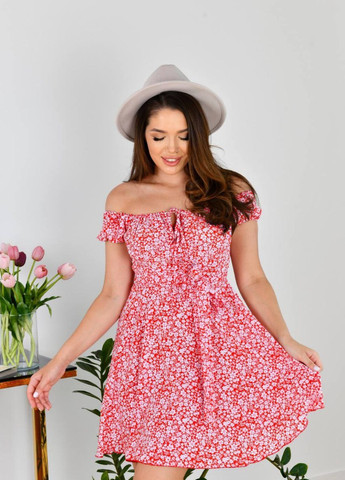 Червона сукня аndriana червона No Brand