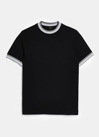 Комбинированная футболка демісезон,чорний-білий-сірий, River Island