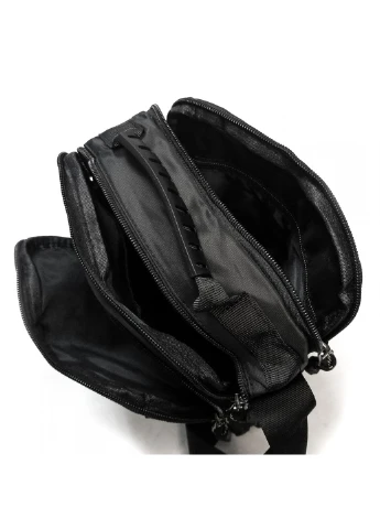 Чоловіча сумка через плече 3789 black Lanpad (277925781)