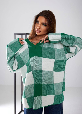 Зелений демісезонний светр Garna