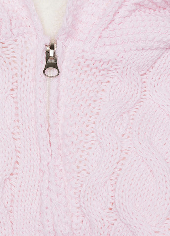 Комбинезон утепленный для девочки на молнии с капюшоном цвет светло-розовый ЦБ-00219794 Caramini (259786341)