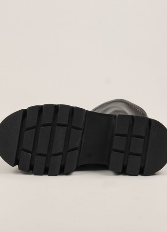 Черевики жіночі на платформі чорна шкіра Le Berde (261995423)