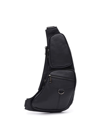 Мужской кожаный рюкзак через плечо K13761bl-black Keizer (266144048)