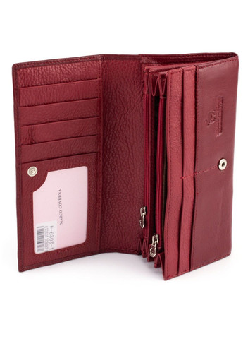 Якісний стильний гаманець для жінок зі шкіри MC-1-2028-4 (JZ6556) бордовий Marco Coverna (259752468)
