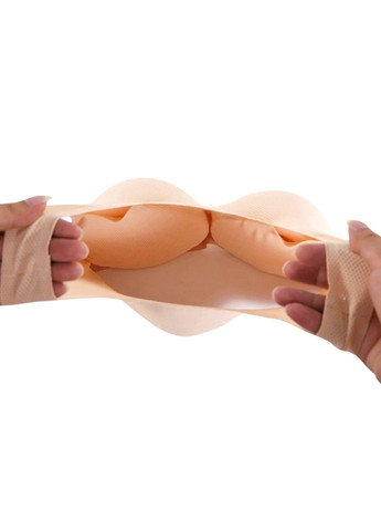 Протезы молочной железы силиконовые 380 г*2шт + бюстгальтер-топ после мастэктомии L чашка C No Brand 8233 (329445578)