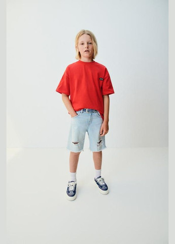 Детские джинсовые шорты для мальчика 1879/992 Голубой Zara (315865454)