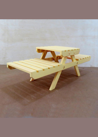 Підставка для квітів з дерева Шампань лимонад (ЦВТ-001151) No Brand (328224829)