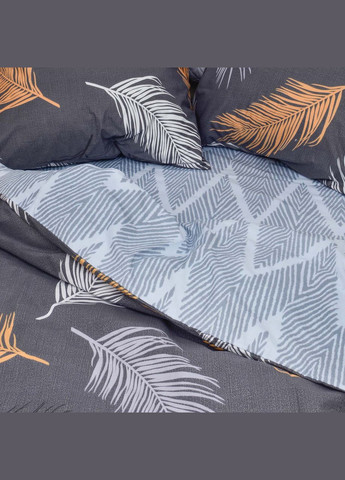 Постільна білизна Isleep ранфорс із простирадлом на гумці (160*200) - 21144 двоспальне Viluta (318792708)