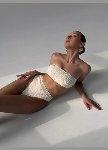 Бежевий жіночий купальник GT