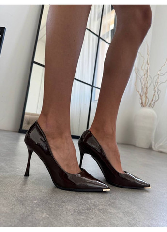 No Brand Лодочки “Chocolate Shine” темно-коричневий з, — (361282453)