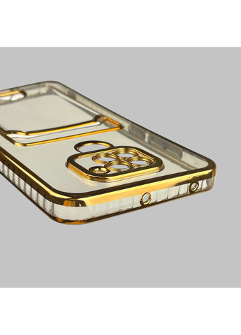 Чехол для Redmi Note 9 с золотой окантовкой с карманом для карт на сяоми редми нот 9 золотой Xiaomi (366019472)