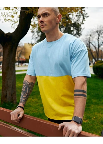 Синьо-жовта футболка україна Vakko