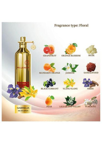 Парфумована вода для жінок Millenium GABRELIA 100 ml. Lusso (365284546)