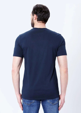 Темно-синяя футболка мужская с коротким рукавом Paul & Shark