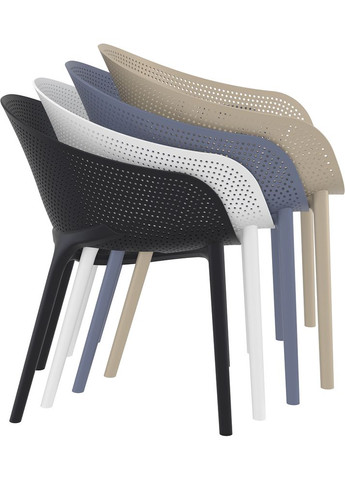 Стілець садовий Sky Pro Білий Siesta (372178381)