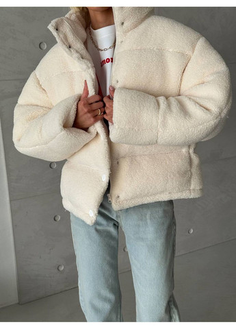 Молочная пуховик Chenille