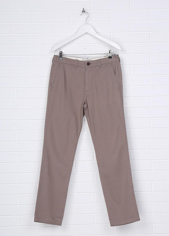 Бежевые демисезонные брюки Abercrombie & Fitch