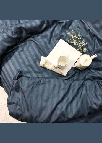 Комплект постільної білизни Полуторний Сатин Stripe 67 Tiare (365289348)