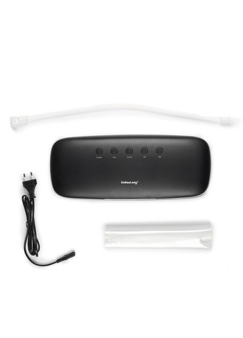 Вакууматор (Сухий і Вологий Режими) + Комплект 5 Рулонів в Різних Розмірах + 15 Вакуумних Зіп Пакетів чорний Comshop (301219798)