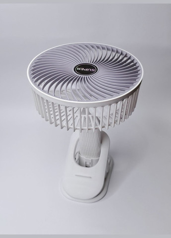 Акумуляторний настільний ручний вентилятор на прищіпці Super A2 No Brand (316714917)