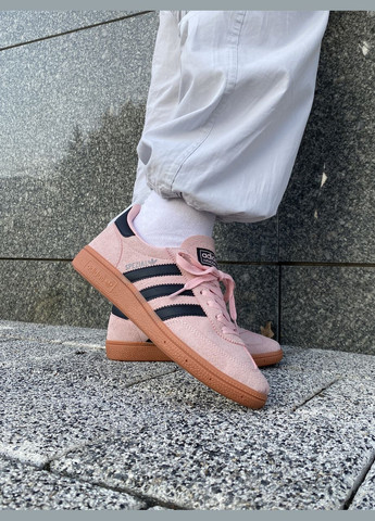 Рожеві кросівки handball spezial clear pink arctic night gum — if6561 40 - 25.5 см No Brand