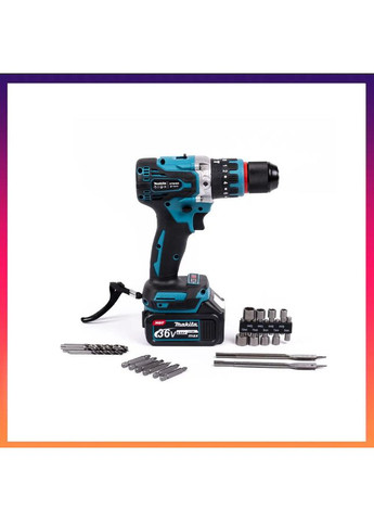 АКБ набор 9в1 36V (Шуруповерт, Гайковерт, Секатор, Мини-пила, Перфоратор, УШМ, Лобзик, Циркуляр, Повербанк с фонариком) Makita (368682171)