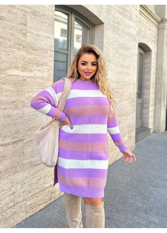 Бузкова повсякденний, кежуал, джинсова вʼязана сукня у смужку, оверсайз сидует, колір чорний! BANG__BOOOM