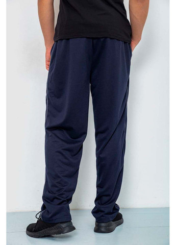 Темно-синие спортивные демисезонные прямые брюки Ager