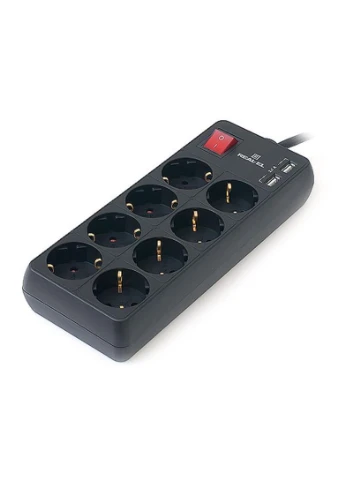 Фильтр питания RS-8 Protect USB 3.0m Black Real-El (393537677)