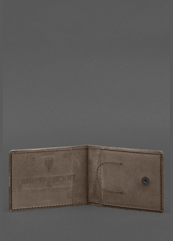 Кожаная обложка для удостоверения участника боевых действий (УБД) с карманом для жетона тёмно-коричневая Crazy Horse (A-028718) BlankNote (328961532)