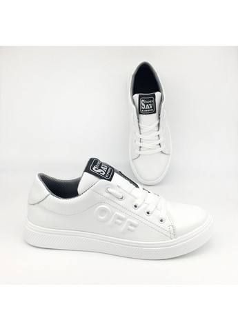 Белые мужские кожаные белые кеды. размер 40-26,5 см. Crossav