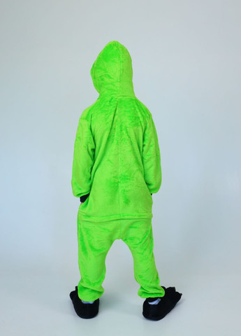 Кигуруми Гринч с капюшоном для мальчиков пижама с карманами и молнией My Kigu (365777045)