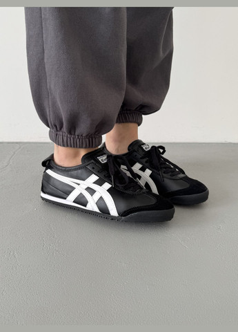 Кроссовки женские и мужские Asics Onitsuka Tiger black white | Асикс Онитцука Тайгер черные белые No Brand чёрные демисезоны (316231452)